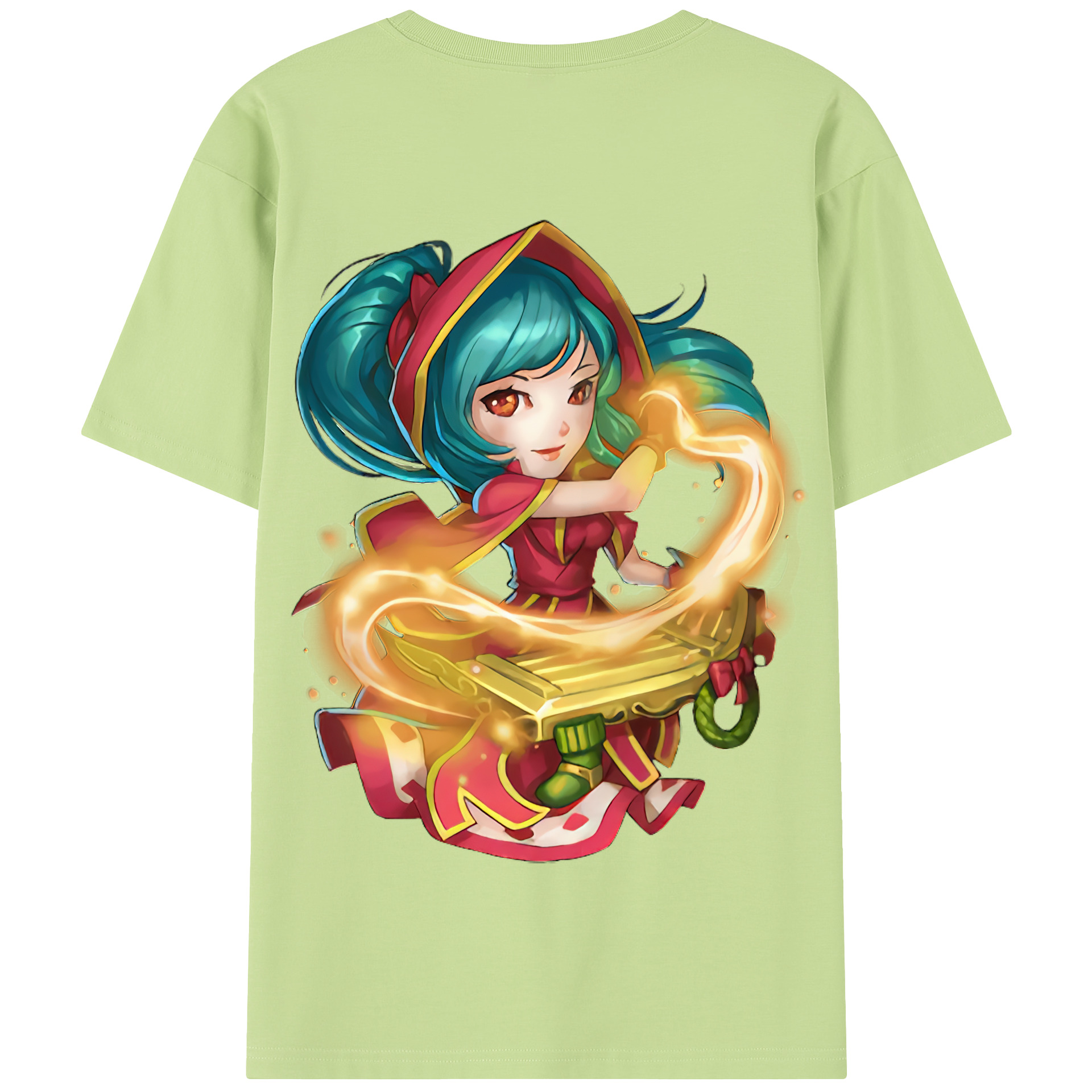 リーグ・オブ・レジェンド League of Legends LOL 綿100％半袖Tシャツ（背面プリント）